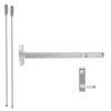 CD24-V-L-Dane-US32-2-LHR Falcon Exit Device in Polished Stainless Steel