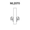 ML2070-LWA-605 Corbin Russwin ML2000 Series Mortise Full Dummy Locksets with Lustra Lever in Bright Brass