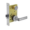 8236-LNE-26D Sargent 8200 Series Closet Mortise Lock with LNE Lever Trim in Satin Chrome