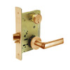 8236-LNE-10 Sargent 8200 Series Closet Mortise Lock with LNE Lever Trim in Dull Bronze