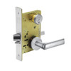 8217-LNE-26 Sargent 8200 Series Asylum or Institutional Mortise Lock with LNE Lever Trim in Bright Chrome