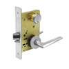 8217-LNF-26 Sargent 8200 Series Asylum or Institutional Mortise Lock with LNF Lever Trim in Bright Chrome