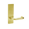 ML2070-LWM-605 Corbin Russwin ML2000 Series Mortise Full Dummy Locksets with Lustra Lever in Bright Brass