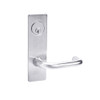 ML2068-LWM-625 Corbin Russwin ML2000 Series Mortise Privacy or Apartment Locksets with Lustra Lever in Bright Chrome