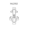 ML2002-LWM-625 Corbin Russwin ML2000 Series Mortise Classroom Intruder Locksets with Lustra Lever in Bright Chrome