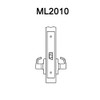 ML2010-ASM-618 Corbin Russwin ML2000 Series Mortise Passage Locksets with Armstrong Lever in Bright Nickel