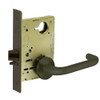 8213-LNJ-10B Sargent 8200 Series Communication or Exit Mortise Lock with LNJ Lever Trim in Oil Rubbed Bronze