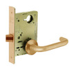 8215-LNJ-10 Sargent 8200 Series Passage or Closet Mortise Lock with LNJ Lever Trim in Satin Bronze