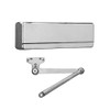 281-P10-EN Sargent 281 Series Powerglide Cast Iron Door Closer with Heavy Duty Parallel Arm in Aluminum Powder Coat