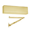 351-H-EAB Sargent 351 Series Powerglide Door Closer with Regular Duty Hold Open Arm in Brass Powder Coat