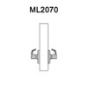 ML2070-LWN-605 Corbin Russwin ML2000 Series Mortise Full Dummy Locksets with Lustra Lever in Bright Brass