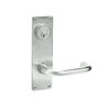 ML2048-LWN-618 Corbin Russwin ML2000 Series Mortise Entrance Locksets with Lustra Lever and Deadbolt in Bright Nickel