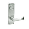 ML2024-NSN-618 Corbin Russwin ML2000 Series Mortise Entrance Locksets with Newport Lever and Deadbolt in Bright Nickel