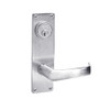 ML2048-NSN-625 Corbin Russwin ML2000 Series Mortise Entrance Locksets with Newport Lever and Deadbolt in Bright Chrome