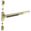 8710F-LHR-04 Sargent 80 Series Exit Only Surface Vertical Rod Exit Device in Satin Brass