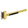 12-8910F-LHR-03 Sargent 80 Series Exit Only Fire Rated Mortise Lock Exit Device in Bright Brass