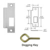 12-8910J-LHR-04 Sargent 80 Series Exit Only Fire Rated Mortise Lock Exit Device in Satin Brass