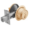 475-10 Sargent 470 Series Single Cylinder Auxiliary Deadbolt Lock with Thumbturn in Satin Bronze