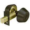 484-10B Sargent 480 Series Double Cylinder Auxiliary Deadbolt Lock in Oil Rubbed Bronze