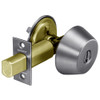 20-485-26D Sargent 480 Series Single Cylinder Auxiliary Deadbolt Lock with Thumbturn in Satin Chrome