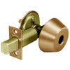 LC-485-10 Sargent 480 Series Single Less Cylinder Auxiliary Deadbolt Lock with Thumbturn in Satin Bronze