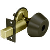 LC-485-10B Sargent 480 Series Single Less Cylinder Auxiliary Deadbolt Lock with Thumbturn in Oil Rubbed Bronze
