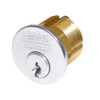 CR1000-118-A01-6-H4-625 Corbin Conventional Mortise Cylinder for Mortise Lock and DL3000 Deadlocks with Cloverleaf Cam in Bright Chrome Finish