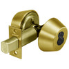 60-484-03 Sargent 480 Series Double Cylinder Auxiliary Deadbolt Lock Prepped for LFIC in Bright Brass