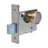 4875-32D Sargent 4870 Series Single Cylinder Mortise Deadlock with Turn Lever in Satin Stainless Steel