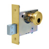 LC-4876-03 Sargent 4870 Series Single Cylinder Mortise Deadlock Less Cylinder in Bright Brass