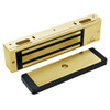 3000TJ30-US3-HSM DynaLock 3000 Series 1500 LBs Single Electromagnetic Lock for Inswing Door with HSM in Bright Brass