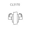 CL3170-NZD-605 Corbin CL3100 Series Vandal Resistant Full Dummy Cylindrical Locksets with Newport Lever in Bright Brass
