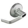 CL3151-NZD-619-CL6 Corbin CL3100 Series Vandal Resistant 6-Pin Less IC Core Entrance Cylindrical Locksets with Newport Lever in Satin Nickel Plated Finish