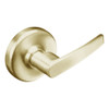 CL3110-AZD-606 Corbin CL3100 Series Vandal Resistant Passage Cylindrical Locksets with Armstrong Lever in Satin Brass Finish