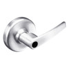 CL3151-AZD-625-LC Corbin CL3100 Series Vandal Resistant Less Cylinder Entrance Cylindrical Locksets with Armstrong Lever in Bright Chrome Finish