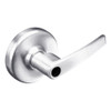 CL3157-AZD-625-LC Corbin CL3100 Series Vandal Resistant Less Cylinder Storeroom Cylindrical Locksets with Armstrong Lever in Bright Chrome Finish