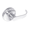 CL3120-PZD-625 Corbin CL3100 Series Vandal Resistant Privacy Cylindrical Locksets with Princeton Lever in Bright Chrome Finish