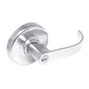 CL3155-PZD-625 Corbin CL3100 Series Vandal Resistant Classroom Cylindrical Locksets with Princeton Lever in Bright Chrome Finish
