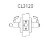 CL3129-PZD-626 Corbin CL3100 Series Vandal Resistant Hotel Cylindrical Locksets with Princeton Lever in Satin Chrome