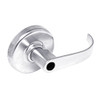 CL3157-PZD-625-LC Corbin CL3100 Series Vandal Resistant Less Cylinder Storeroom Cylindrical Locksets with Princeton Lever in Bright Chrome Finish