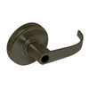 CL3161-PZD-613-LC Corbin CL3100 Series Vandal Resistant Less Cylinder Entrance Cylindrical Locksets with Princeton Lever in Oil Rubbed Bronze Finish