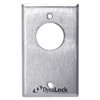 7021-US26-ATS DynaLock 7000 Series Keyswitches Maintained 1 Double Pole Double Throw with Anti-Tamper Switch in Bright Chrome