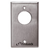 7023-US32D-ATS DynaLock 7000 Series Keyswitches Maintained 2 Double Pole Double Throw with Anti-Tamper Switch in Satin Stainless Steel