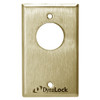 7024-US4-ATS DynaLock 7000 Series Keyswitches Momentary 2 Double Pole Double Throw with Anti-Tamper Switch in Satin Brass