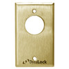 7003-US3-LED DynaLock 7000 Series Keyswitches Maintained 2 Single Pole Double Throw with Bi-Color LED in Bright Brass
