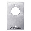 7023-US26-LED DynaLock 7000 Series Keyswitches Maintained 2 Double Pole Double Throw with Bi-Color LED in Bright Chrome
