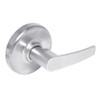 CL3380-AZD-625 Corbin CL3300 Series Extra Heavy Duty Passage with Blank Plate Cylindrical Locksets with Armstrong Lever in Bright Chrome Finish