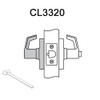 CL3320-AZD-618 Corbin CL3300 Series Extra Heavy Duty Privacy Cylindrical Locksets with Armstrong Lever in Bright Nickel Plated