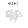 CL3340-AZD-605 Corbin CL3300 Series Extra Heavy Duty Patio Cylindrical Locksets with Armstrong Lever in Bright Brass