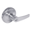 CL3359-AZD-626 Corbin CL3300 Series Extra Heavy Duty Storeroom or Public Restroom Cylindrical Locksets with Armstrong Lever in Satin Chrome Finish